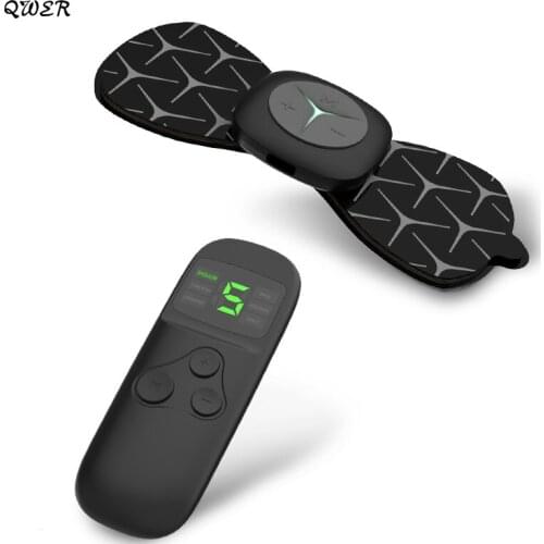 Remote Control Electric Cervica Massager Smart Mini EMS Leg Abdomen Massager Muscle Relaxation Shoulder Neck Massage Sticker