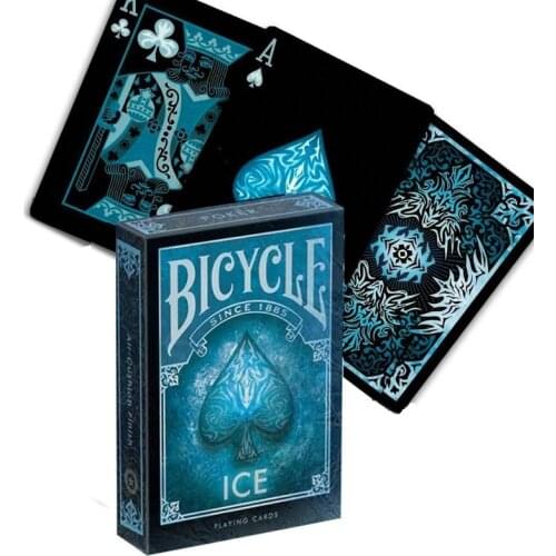 Bicycle Ice Playing Cards Glacial Deck USPCC Collectible Poker Magic Card Games Magic Tricks Props for Magician