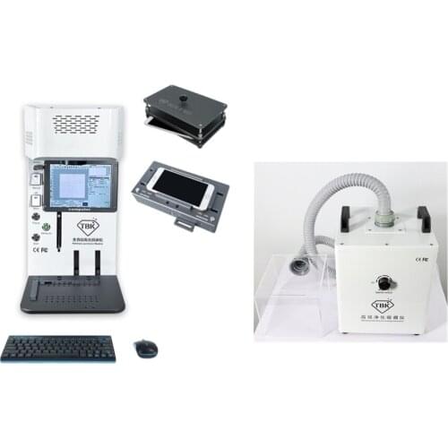 TBK 958B auto focus 6W fiber Laser lcd screen Repair Machine For phone Back Cover Glass Frame Separating Built-in computer