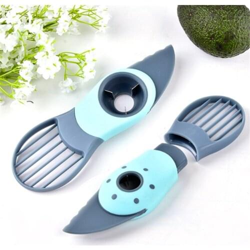 Multifunction 3-in-1 Avocado Slicer Knife Shea Corer Butter Peeler Fruit Splitter Cutter Pulp Separator Kitchen Vegetable Tools