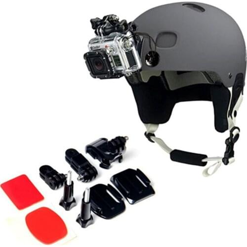 EKENCAM Camera Helmet Accessories Stand Holder Mount Kit for Gopro Max Hero 9 8 7 6 5 Insta360 One X2 Accessories