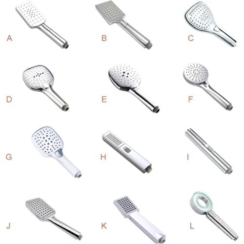 Chrome Polish Hand Shower Head 150CM Stainless Steel Shower Hose Adjustable ABS Bracket Wall Mount Handheld Shower Accessories