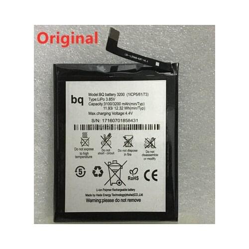 Original High capacity 3200mAh Battery for BQ Aquaris X5 Plus Batteries