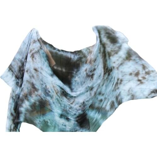 1PC 100% Real Silk Belly Dance Veil Dance Shawl Scarf Black Mixed Colors Belly Dance Practice Performance Veil 250/270*114cm