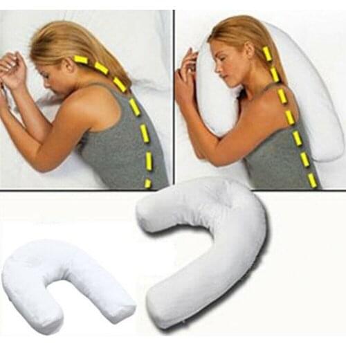 2019 U Shape Side Neck & Back Pillow Protect Pillows Improve Sleep Quality Health Side Sleeper