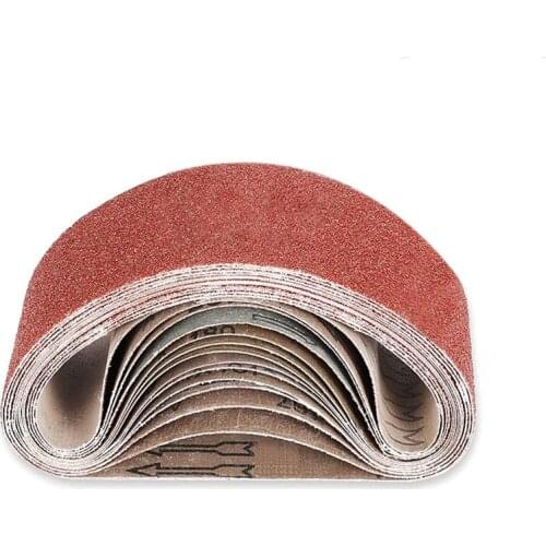 26PCS 3 x 21-Inch Aluminum Oxide Sanding Belts 40/60/80/120/180/240 Assorted Grits Abrasive Belts for Belt Sander