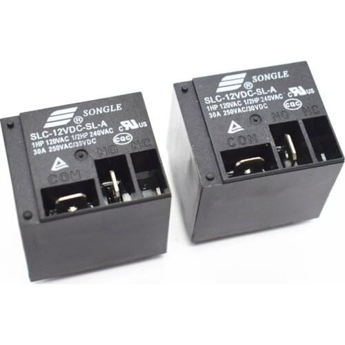 Power relays SLC-12VDC-SL-A 12V 30A T91 HF2100 4PIN A group of normally open