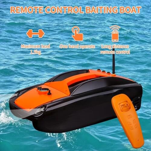 Smart RC Bait Boat Wireless Remote Control Fishing Bait Boat Feeder Boat with 1.5kg Load 300M Remote Range Fishing Accessories