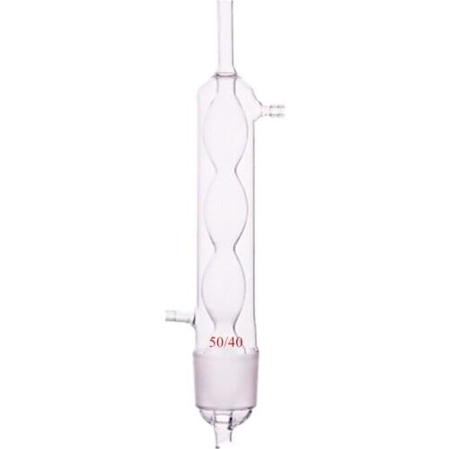 Deschem 50/40 Glass Allihn Condenser Use For 500ml Soxhlet Extractor