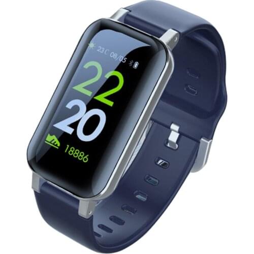 T89PRO 1.14inch Bluetooth Heart Rate Monitor Sports Smart Bracelet with Earbuds