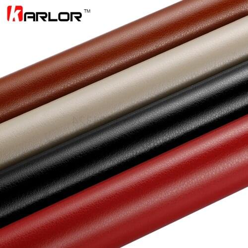 30x100cm Leather Pattern PVC Adhesive Vinyl Film Stickers Waterproof Decoration Change Color Decal Vinyl Wrap For Car Motorcycle