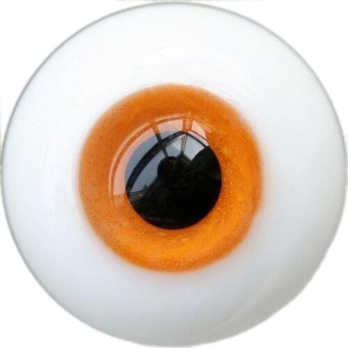 [wamami] 16mm Orange Glass Eyes Eyeball BJD Doll Dollfie Reborn Making Crafts