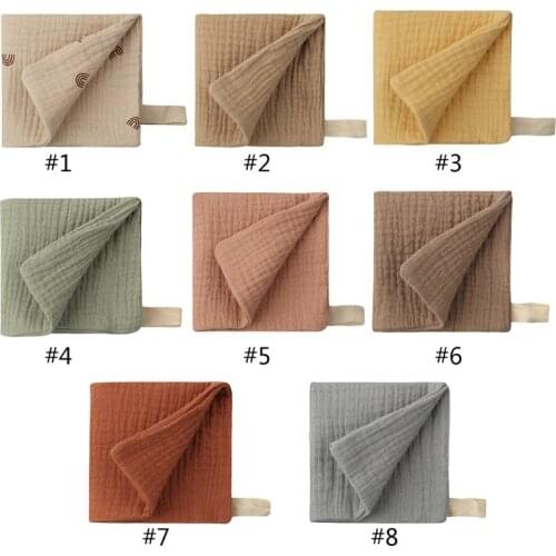1Pc 4 Layer Baby Handkerchief Soft Absorbent Gauze Burp Cloth Kids Wipe Cloth Newborn Face Towel Bibs Feeding Bath Towel