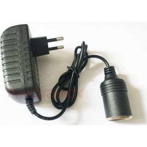 1PCS Mini 2A AC to DC 12V 2A 24W Car Cigarette Lighter Switch Power Supply Chargering Adapter Socket Charger EU US UK plug