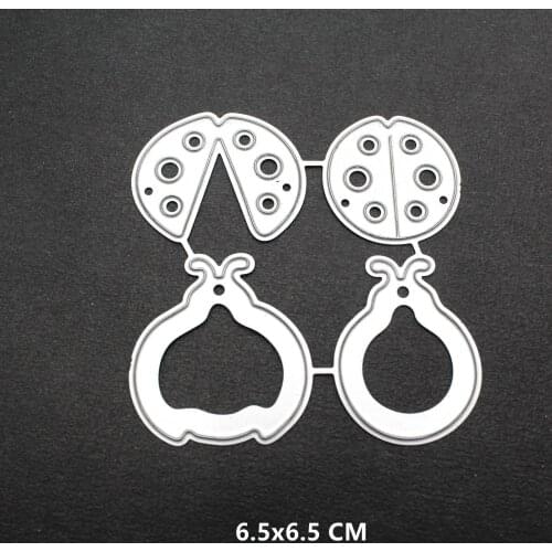 2021 Ladybug Metal Cutting Dies DIY Scrapbooking Paper Photo Album Crafts Knife Mould Cards Embossing Mold Stencils for Decor