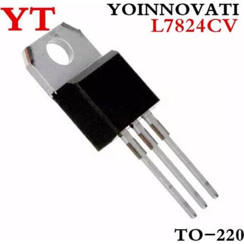 50 PCS L7824CV L7824C L7824 IC REG LDO TO220AB