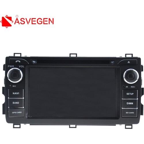 Asvegen Touch Screen Car Android Multimedia Radio CD DVD Player GPS Navigation Audio Video Stereo System For Toyota Auris 2013