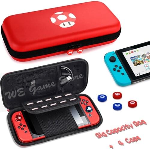 Red Big Portable Bags for Nintendo Nintend Switch Cover Nintendoswitch Carrying Case Nitendo Storage Box for NS Game Accessories