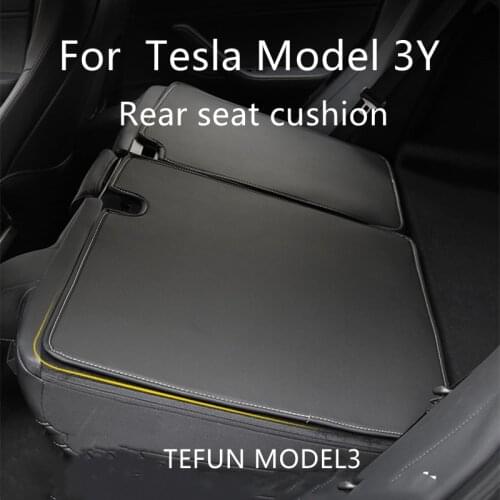 For 2020-2021 Tesla MODEL3 Rear Seat Pads Back Cushions Model Y Modified Interior Accessories