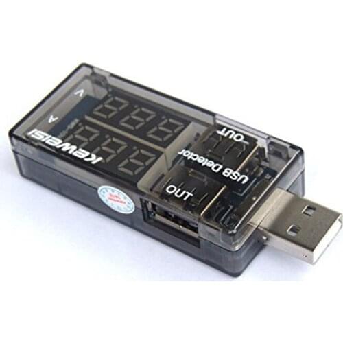 HOT USB Detector Current Voltage 3V-8V Tester Double USB Row Shows NEW #273588