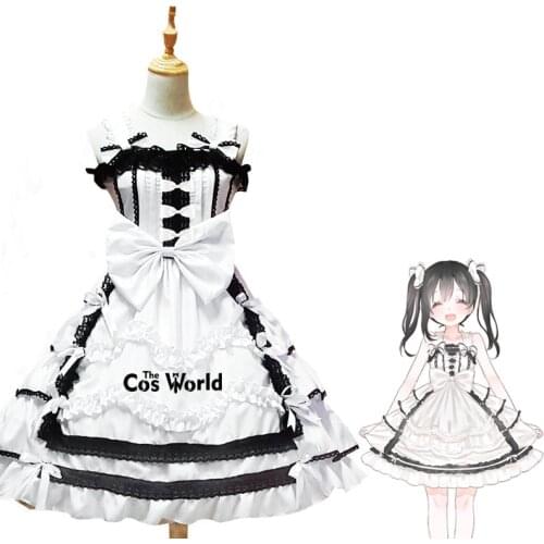 Love Live Happy Birthday Yazawa Nico Lolita Party Princess Fancy Count Dress Outfit Anime Cosplay Costumes