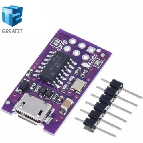 Micro USB Tiny AVR ISP ATtiny44 ATTiny45 ATTiny85 USBTinyISP Programmer Module For IDE Bootloader ISP Microcontroller 5V