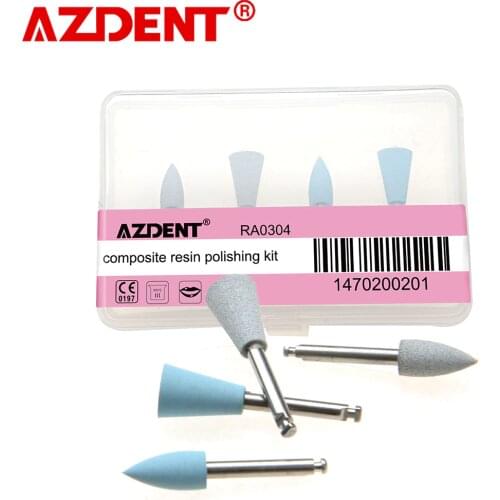 1pack Dental Composite Resin Polishing Kit For Low-Speed Handpiece RA0304 Oral Hygiene Teeth Polishing Kits Dentist Tools