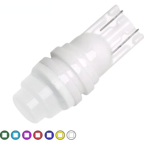 New cake shape super bright T10 ceramic 2835 3LED colorful display lamp / reading lamp / instrument lamp