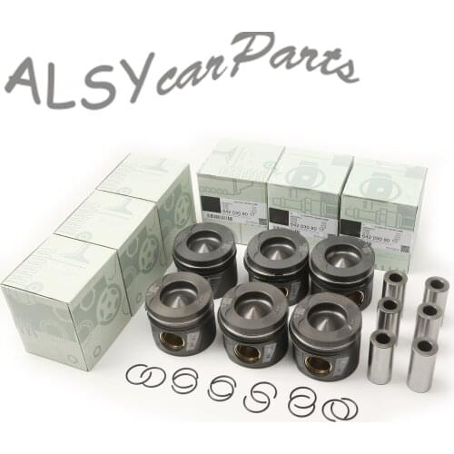 New OM642 3.0CDI V6 Engine Pistons & Rings Set A6420308217 For Benz W166 GLE 350 d 4MATIC X166 GLS 350d 4MATIC GL 350 CDI 4MATIC