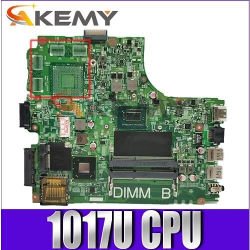 Original Laptop motherboard For DELL Inspiron 3421 Celeron 1017U Mainboard CN-0PTNPF 0PTNPF 12204-1 SR10A DDR3