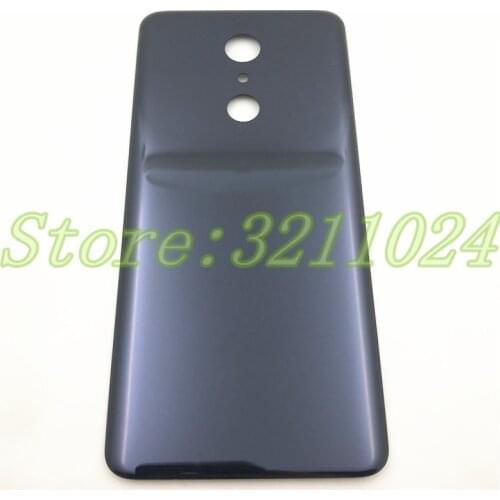 Original Glass Rear Housing For LG G7 Fit Q850 Q850EMW Battery Back Cover Rear Door Panel Glass Housing Case With Camera Lens