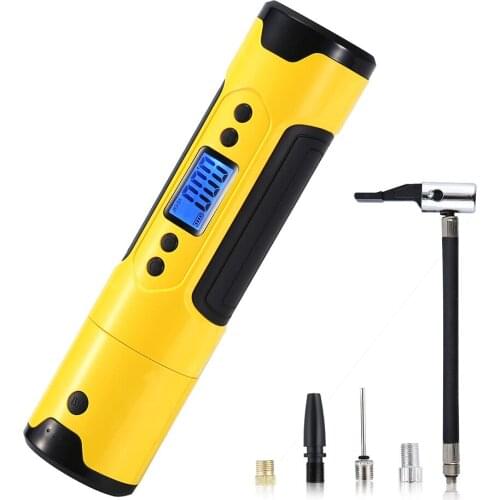 Portable Air Compressor Mini Inflator Handheld Air Pump Cordless Electric 1000mAh 150PSI 12V For Ball Bicycle And Car Tire 2021