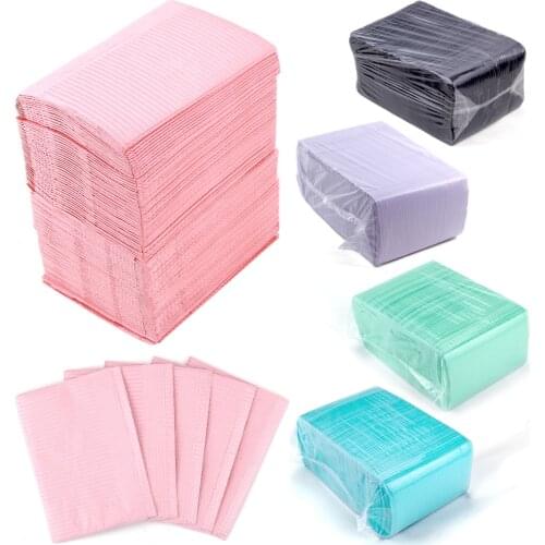 5/125Pcs Tattoo Clean Pad Waterproof Tablecloth Nail Art Table Mat Disposable Patient Bibs Cleaning Napkins Beauty Tattoo Tools