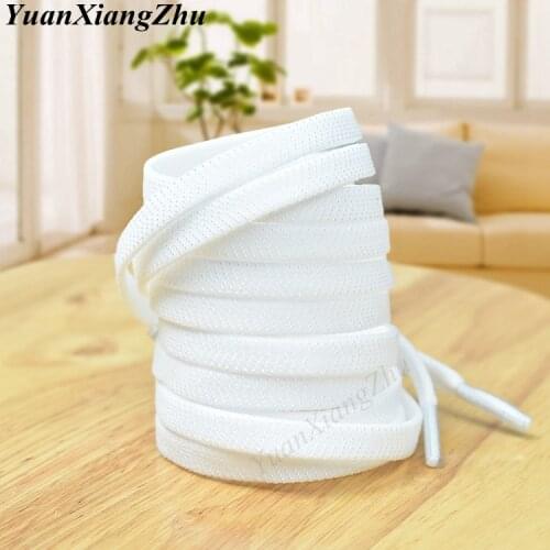 1Pair Flat Elastic Shoelaces White/Black No Tie Shoelaces Kids Adult Unisex Flat Sneakers Shoelace Quick Lazy Laces Strings