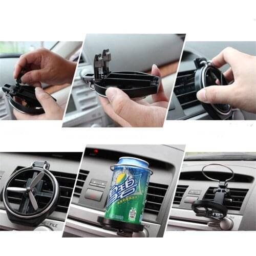 Foldable beverage bottle cup holder for automobile air outlet for Mercedes-Benz all class A B C E S G M ML CL CLK CLS GL GLK R