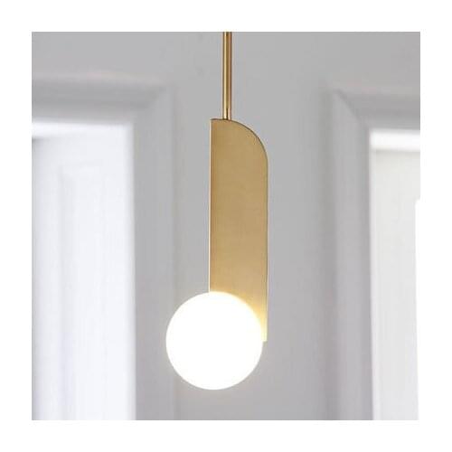 Modern led glass ball pendant light deco chambre deco maison kitchen dining bar commercial lighting dining room bedroom