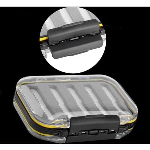 Waterproof Fishing Accessories Box Case Fishing Fly Lures Box Spoon Hooks Baits Case Storage Box