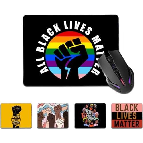 YNDFCNB Top Quality Black Lives Matter Unique Desktop Pad Game Mousepad Top Selling Wholesale Gaming Pad mouse