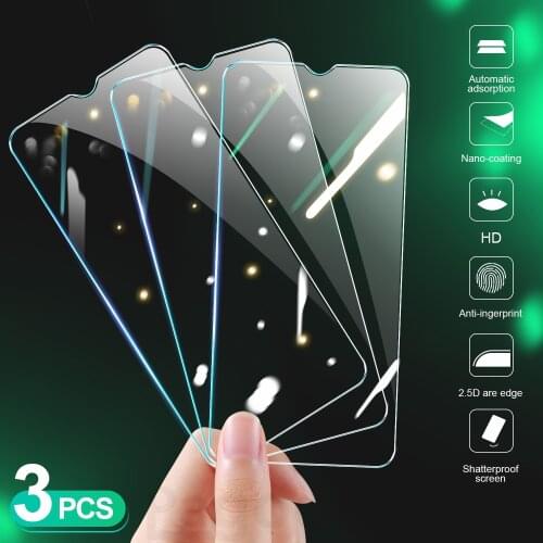 3Pcs Full Protective Glass on For Xiaomi Redmi 8 8A 7 7A 9 9A 9C K30 Note 7 8 9 Pro 8T 9S Tempered Screen Protector Glass Film
