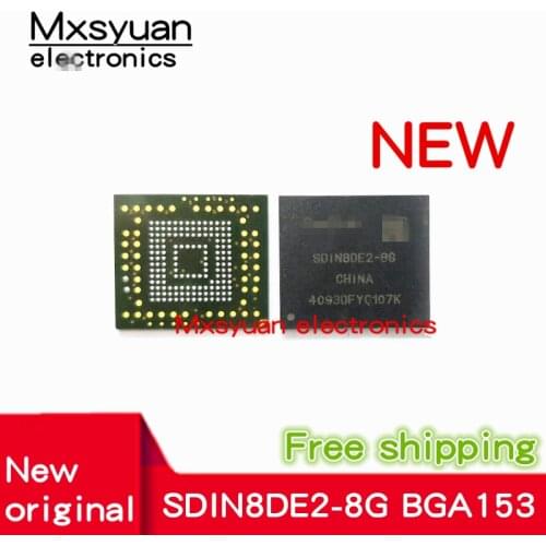 2PCS~10PCS/LOT SDIN8DE2-8G SDIN8DE2 BGA153 New original EMMC 8g mobile phone flat chip
