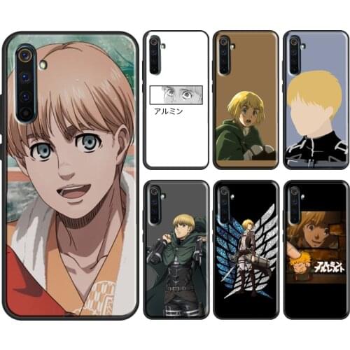 Armin Arlert Attack on Titan Anime For OPPO Realme 7 6 Pro X2 X7 C11 C3 GT Phone Cover For OnePlus 9 Pro 8 Pro 8T Nord Case