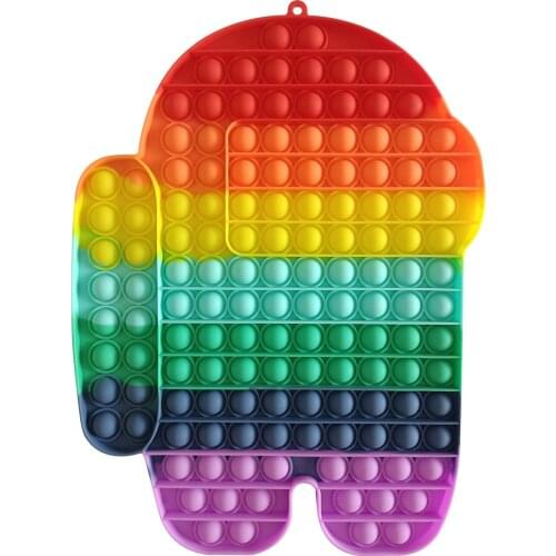 Big Fidgets Pushs Dimples Antistress Bubbles Fidget Sensory Toy Autism Anti-stress Children Adult Dimple Board Gift симпл димпл