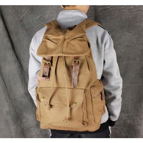 Large Capacity Mens Backpack Travel Mountaineering Biker Bag