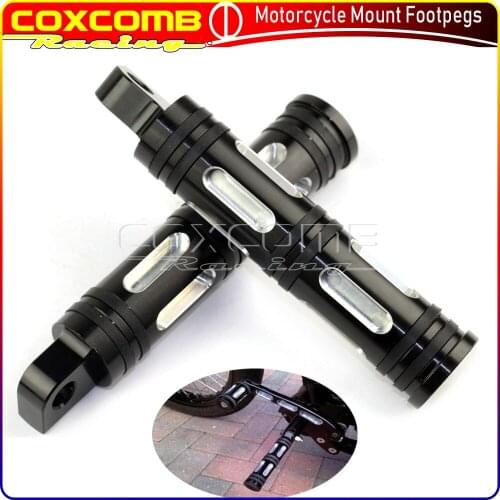 CNC Aluminum Motorcycle Rear Front Foot Pegs Edge Cut Shift Foot Pegs Footrests For Harley Sportster SoftailDyna Touring Custom