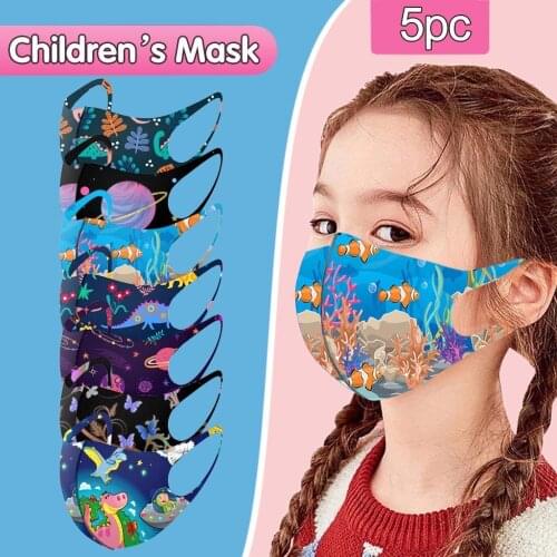 Childrens Reusable Printed Children Windproof Reusable Printed Outdoor Design mascarilla Monder Scarf Halloween Cosplay MasK