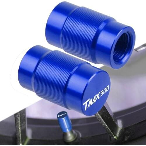 For Yamaha T-max T MAX TMAX 500 Tmax500 XP500 2012 2013 2014 2015 2016 2000 Motorcycle Front Rear Aluminum Wheel Tire Valve caps
