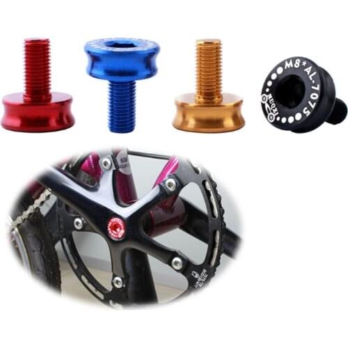 Square Hole Shaft Crank Screw Mountain Road Bike Folding Bicycle Aluminum Alloy Seal Waterproof Screws Bikes Accessories
