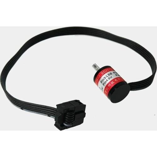 Mini encoder 512 line incremental rotational speed compatible orthogonal decoding