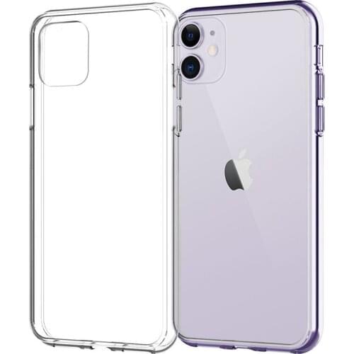 Original Liquid Silicone Transparent Case for IPhone 11 12 Pro Max XS XR X 8 7 Plus SE 2020 Cell Phone Lens Protection Cove