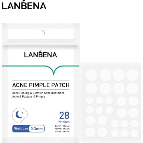 LANBENA Night Acne Removal Pimple Patch Tea Tree Extract Invisible Stickers Acne Treatment Pimple Remover Face Skin Care